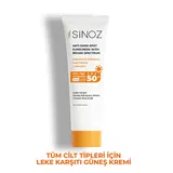 Sinoz SPF50+ Leke Karşıtı Yüz Güneş Kremi