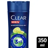 Clear Men 3in1 Yağlanma Karşıtı Lime Özü Şampu