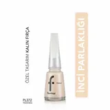 Flormar Pearly Yoğun Pigmentli ve Sedef Yansımalı Oje 372 Tender Beige