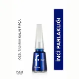 Flormar Pearly Yoğun Pigmentli ve Sedef Yansımalı Oje 433 Deep Blue