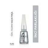 Flormar Pearly Yoğun Pigmentli ve Sedef Yansımalı Oje 390 Stylish Silver