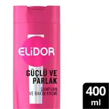 Elidor Şampuan ve Saç Bakım Kremi Güçlü ve Parl