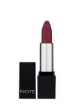 Note Mattever Lipstick 12 Wine Tasting Red Yarı Mat Saten Bitişli Ruj - Mor