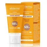 Alldermo Nemlendirici Renkli Güneş Kremi SPF50+