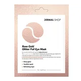 Dermal Rose Gold Glitter Foil Eye Mask