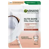 Garnier Süt Bombası Besleyici Kağıt Yüz Maskesi